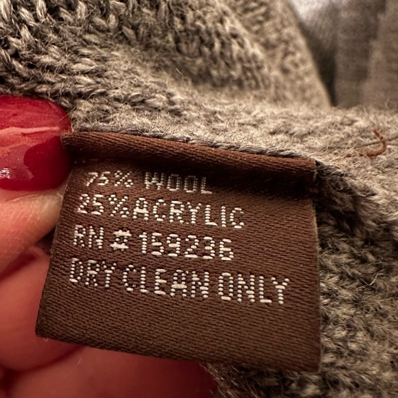 J. McLAUGHLIN Hallie MD Gray Zebra Animal Print WOOL Blend Duster Pocket NICE - Picture 7 of 13